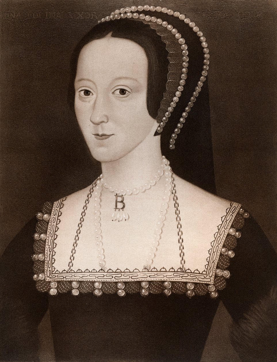 Anne Boleyn, c1532, 1902 av Unbekannt