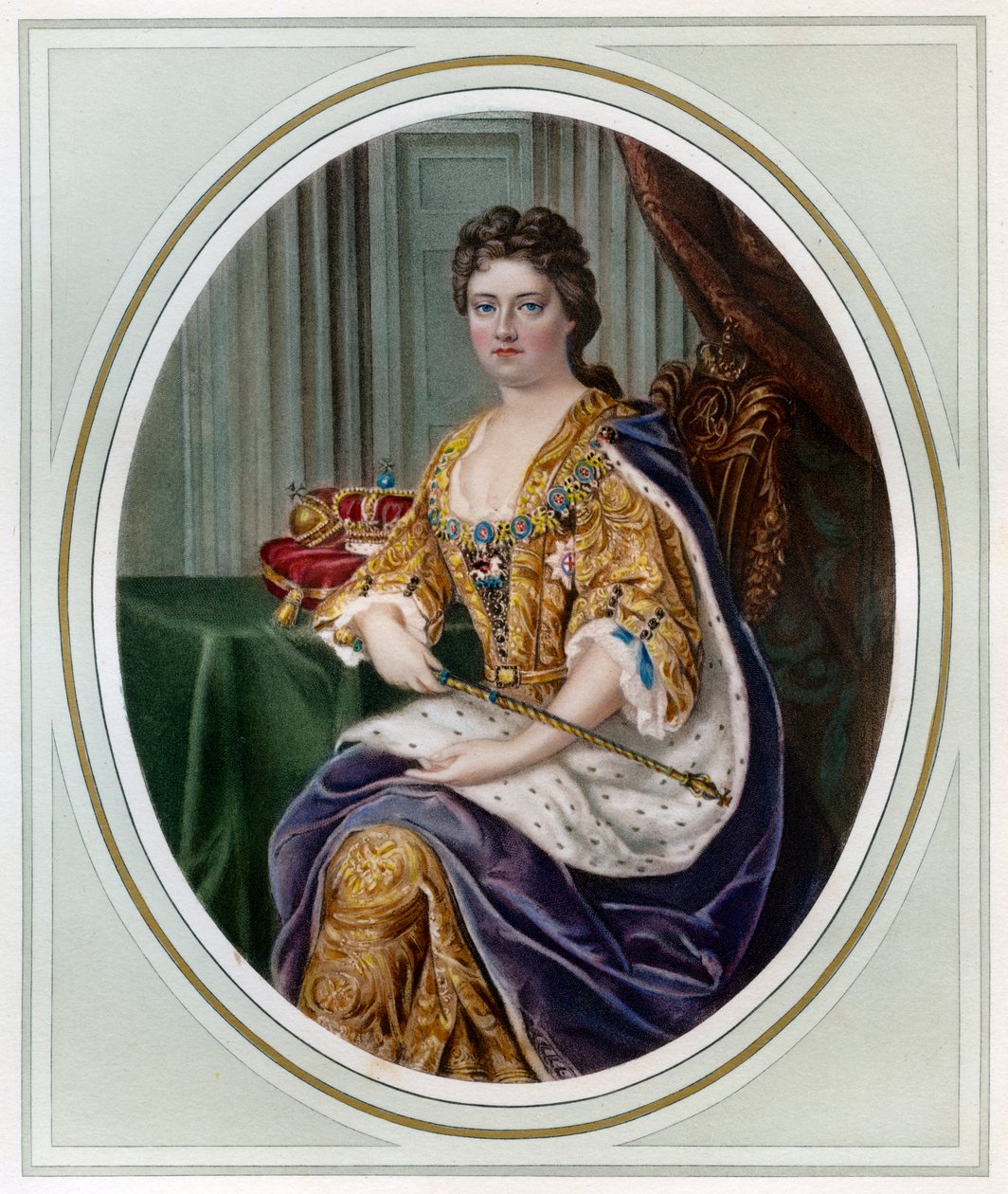 Anne, dronning av Storbritannia, 1702-1714 1906 av Unbekannt