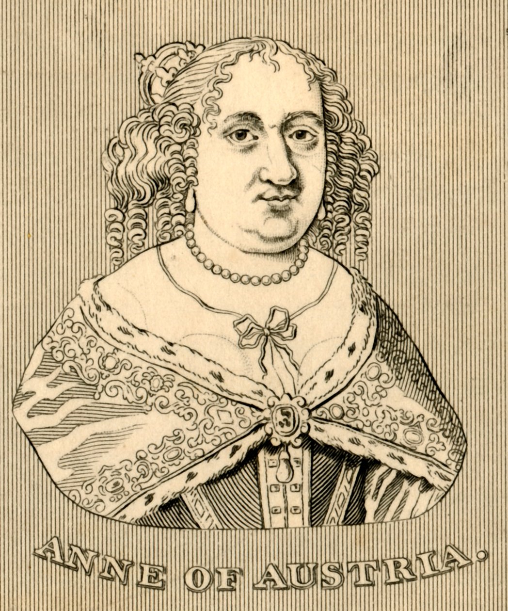Anne av Østerrike, 1601-1666, 1830. av Unbekannt