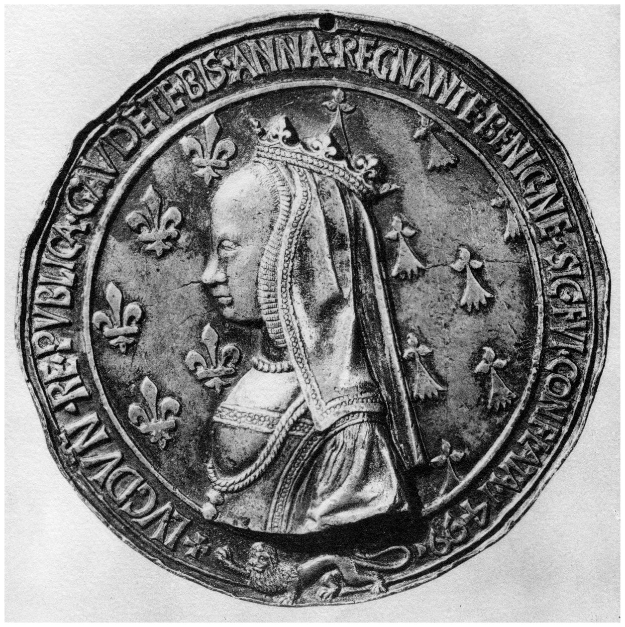 Anne av Bretagne, 1499 1958 av Unbekannt