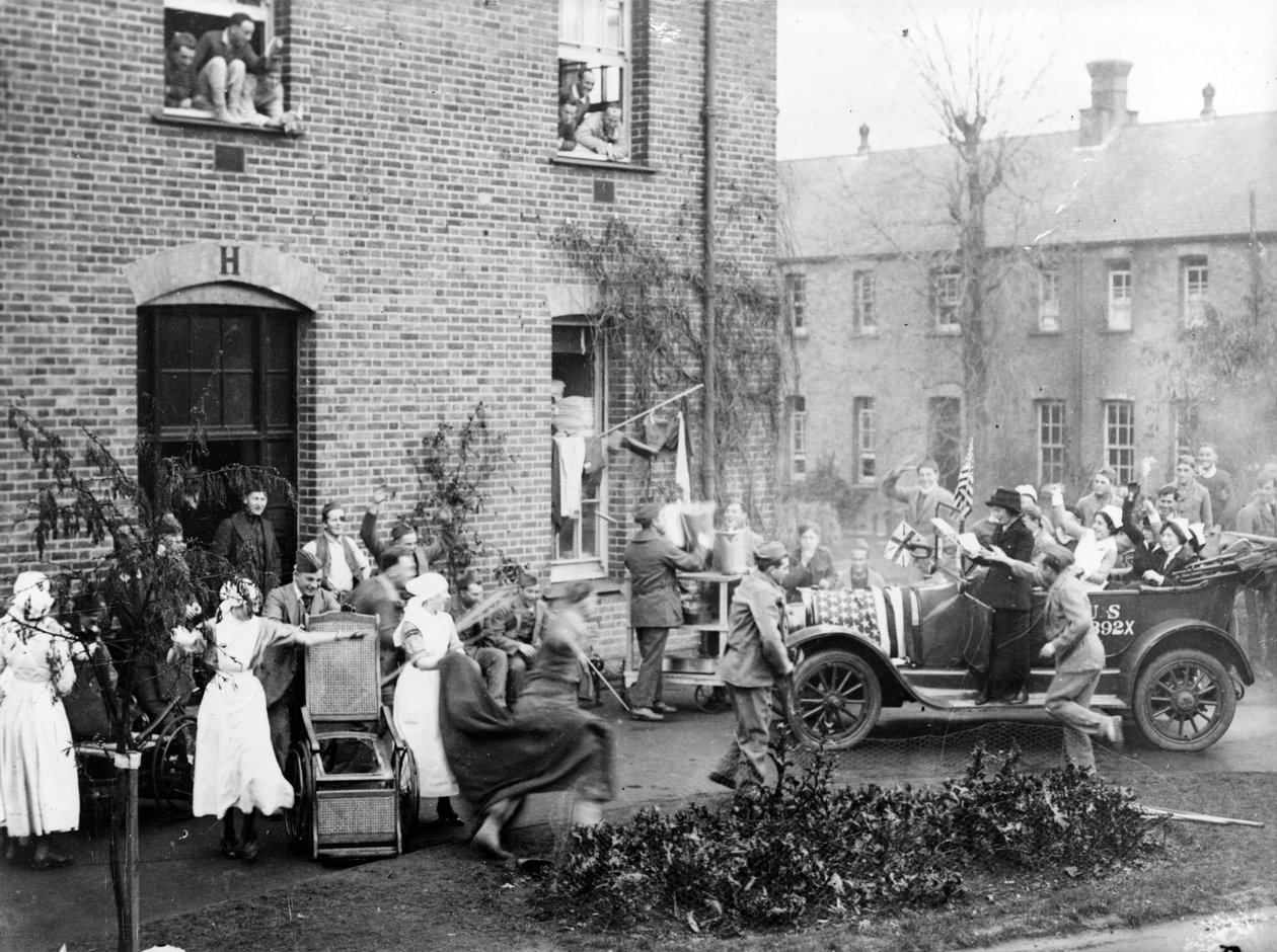 Kunngjør våpenhvilen ved American Hospital i Dartford av Unbekannt