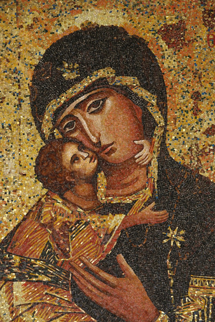 Kunngjøringsbasilikaen: Gresk jomfru, Nasaret, Israel av Unbekannt