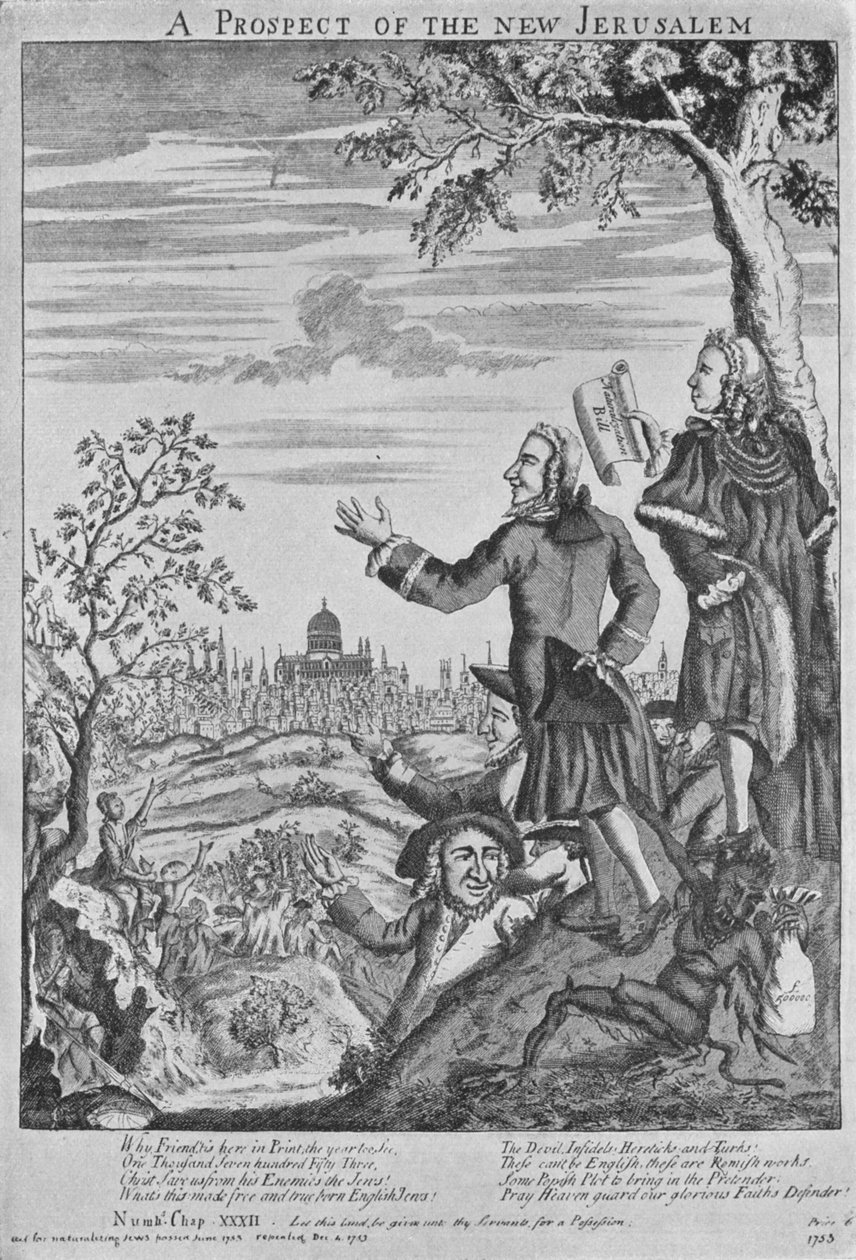 Antisemittisme i 1753, 1735, 1904 av Unbekannt