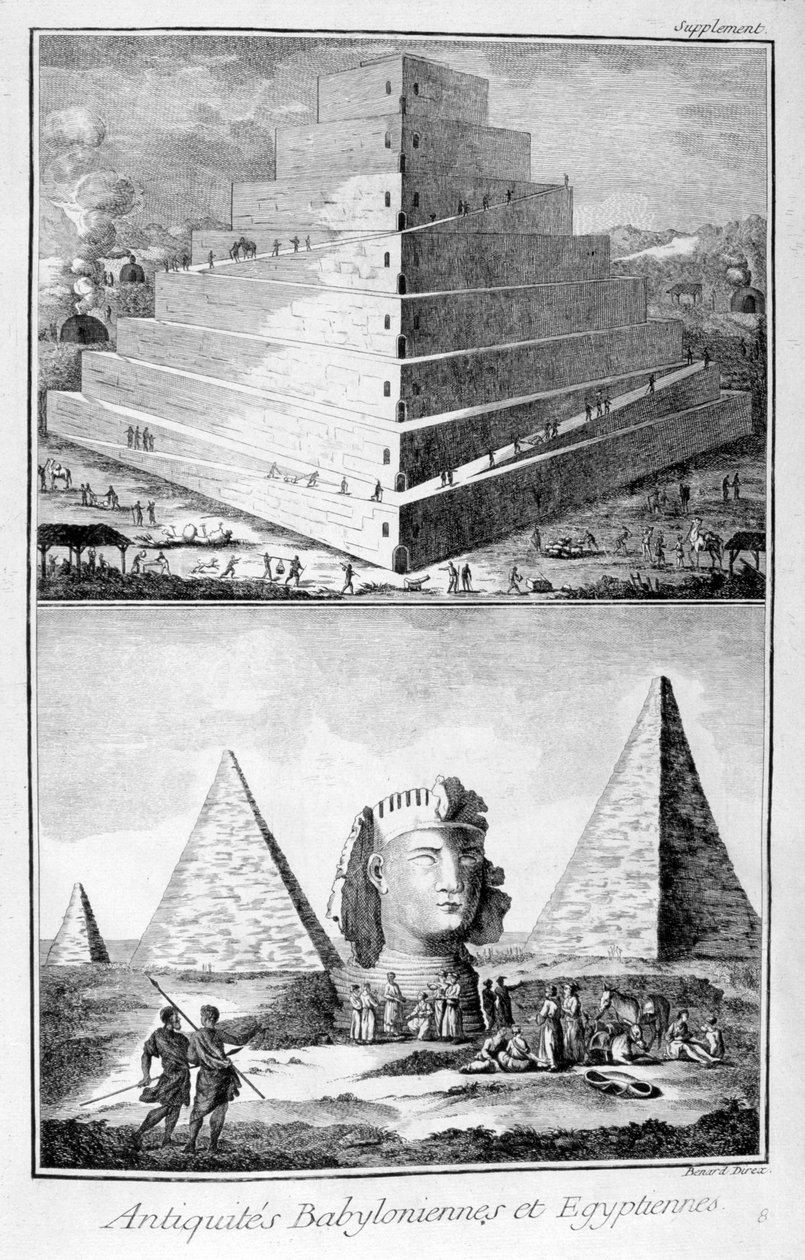 Antikviteter fra Babylonia og Egypt, 1751-1777 av Unbekannt