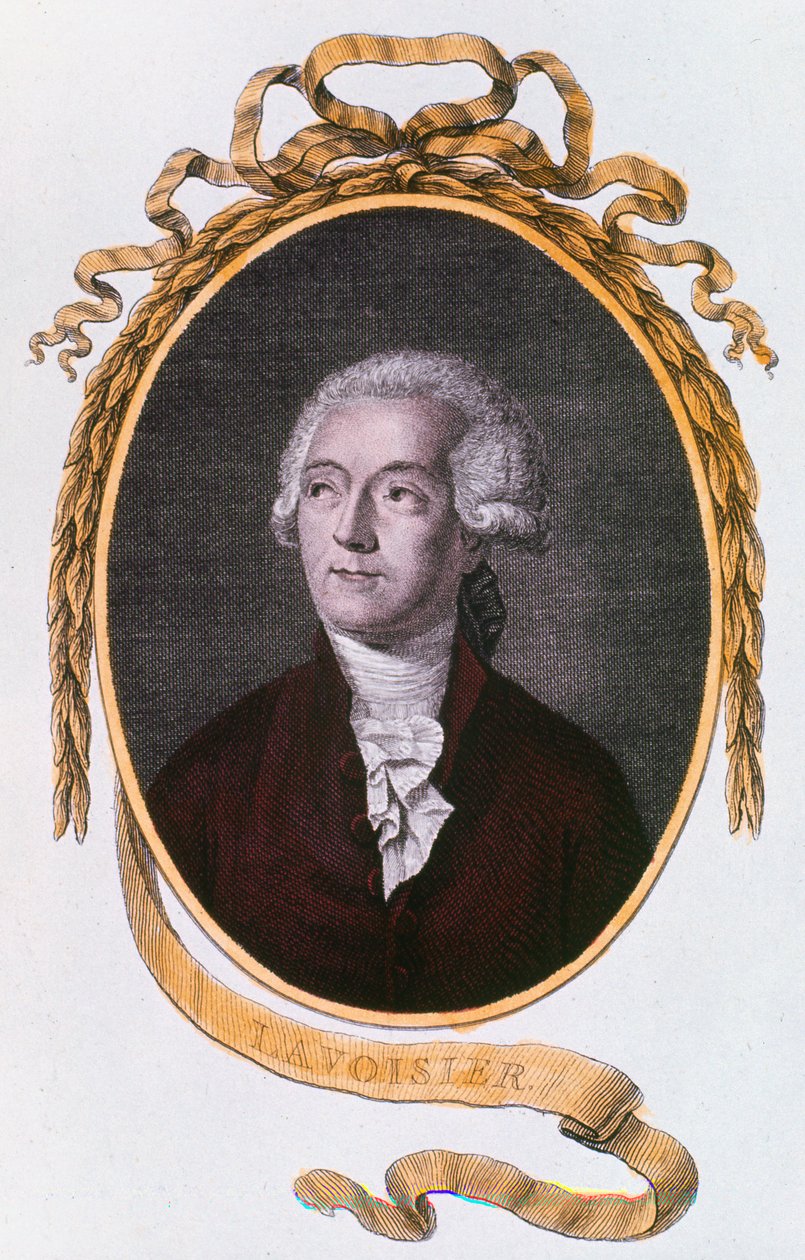 Antoine Laurent Lavoisier, fransk kjemiker fra 1700-tallet, 1801 av Unbekannt