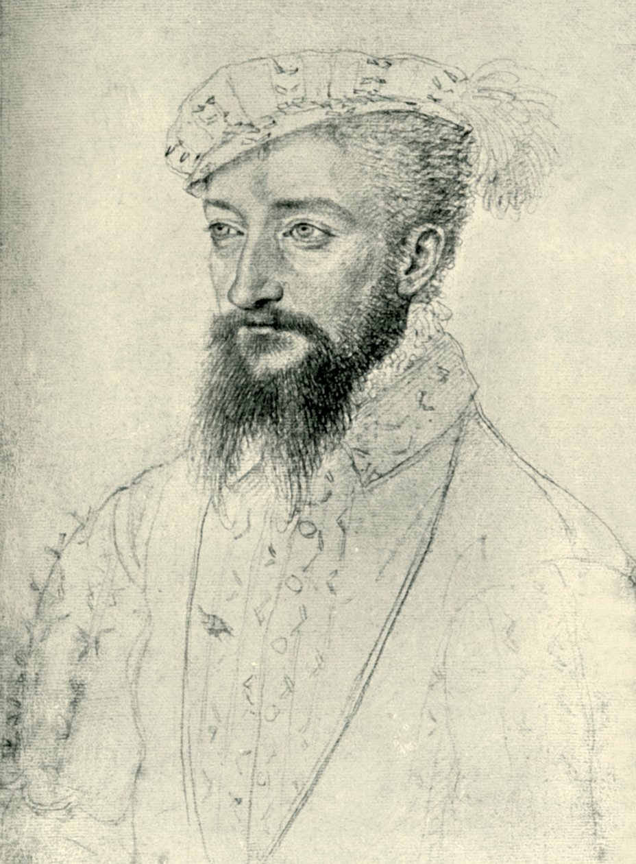 Antoine de Bourbon, konge av Navarra, 1548, 1907. av Unbekannt