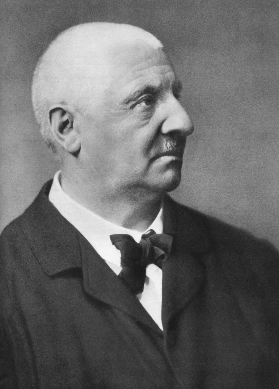 Anton Bruckner 1824-1896, østerriksk komponist kjent for sine symfonier, messer og motetter av Unbekannt