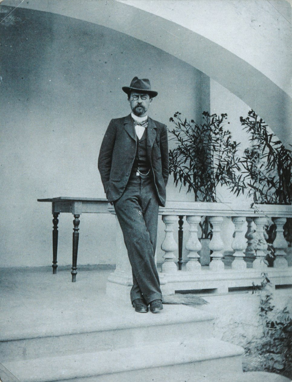 Anton Tsjekhov i Jalta, 1899-1900 av Unbekannt