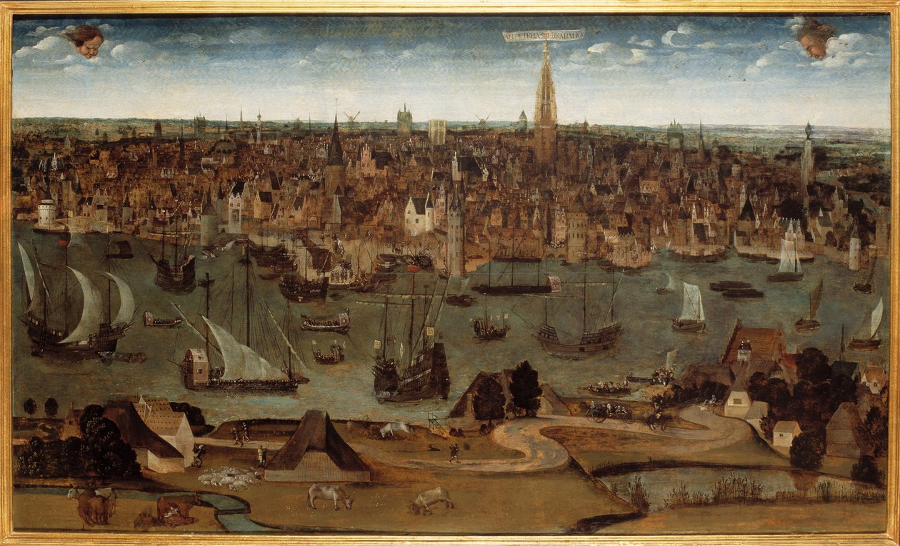 Antwerpen i Brabancia, ca 1530. av Unbekannt