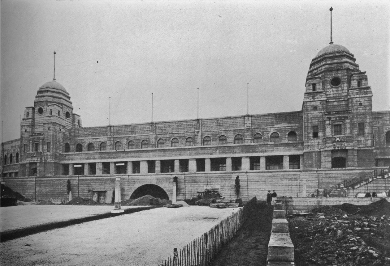 Approach to Wembley Stadium, British Empire Exhibition, London, 1924 av Unbekannt