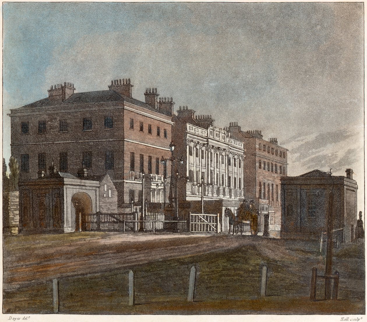 Apsley House, Hyde Park Corner, London, 1810 av Unbekannt
