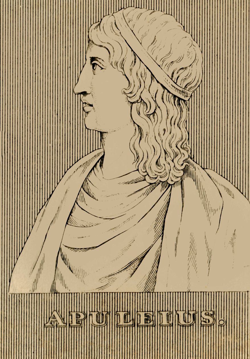 Apuleius, ca 124-170 e.Kr., 1830 av Unbekannt
