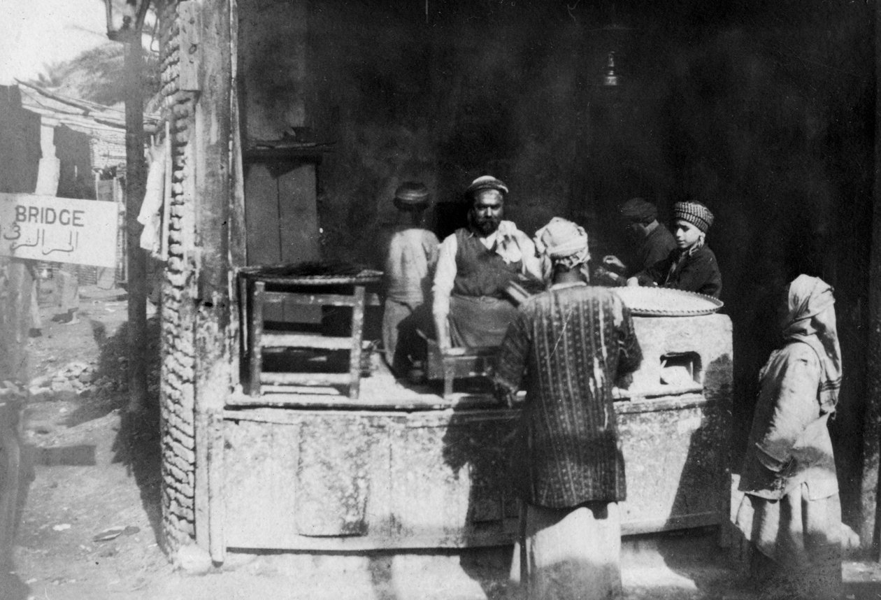 Arabisk kokk, Aleppo-veien, Bagdad, Irak, 1917-1919 av Unbekannt