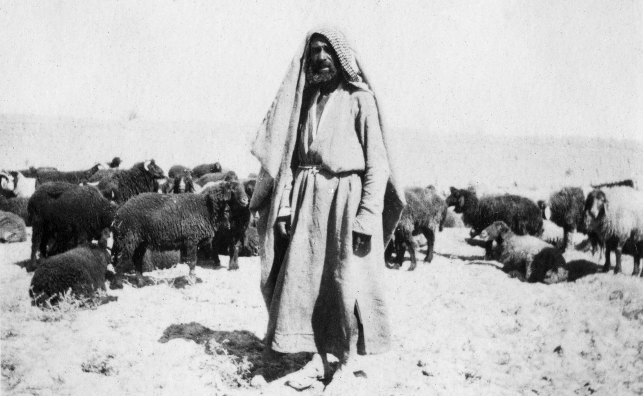 Arabisk gjeter, Kazimain-området, Irak, 1917-1919 av Unbekannt