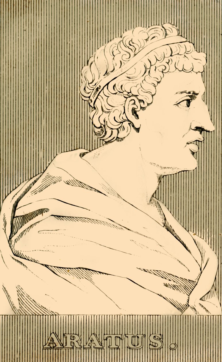 Aratus, ca 315-240 f.Kr., 1830 av Unbekannt