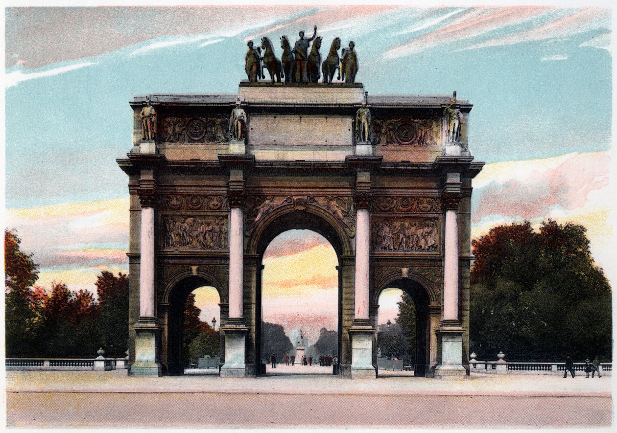 Triumfbuen, Paris, ca 1900 av Unbekannt