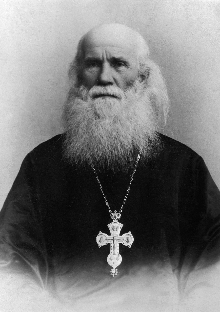 Archimandrite Tikhon Rudnev, russisk-ortodoks prest, 1901 av Unbekannt