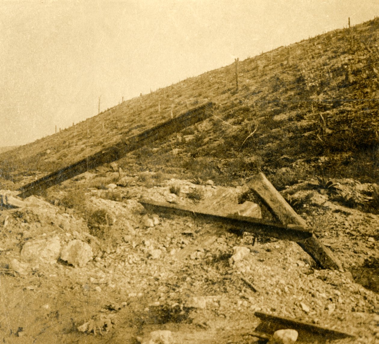 Området rundt fortet ved Douaumont, Nord-Frankrike, c1914-c1918 av Unbekannt