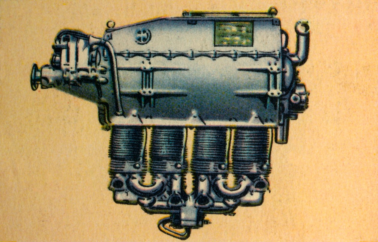 Argus As 8 100 hestekrefter flymotor, 1932. av Unbekannt