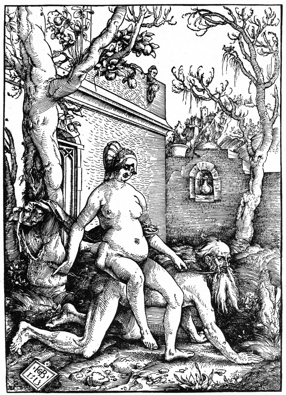 Aristoteles og Phyllis, 1513 1964 av Unbekannt