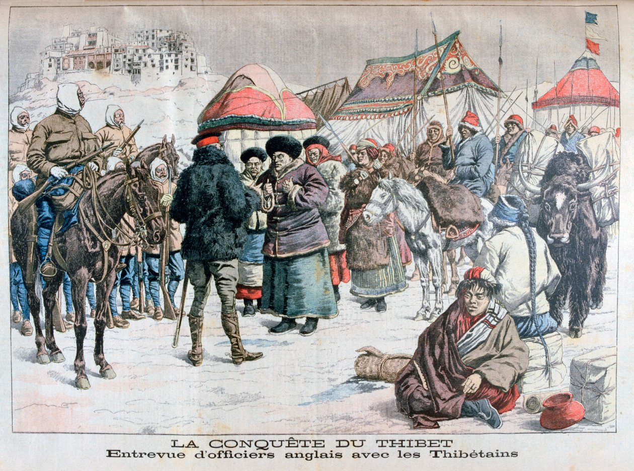 Væpnet invasjon av Tibet av britiske og indiske styrker, 1904 av Unbekannt