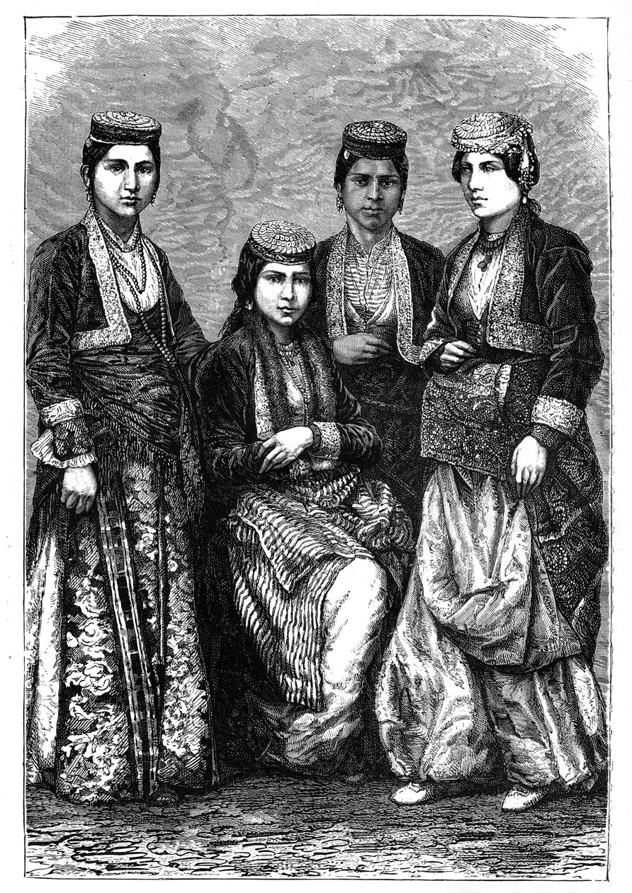 Armenske damer, ca 1890 av Unbekannt