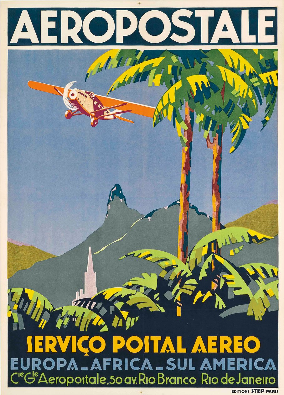 Aeropostale. Rio de Janeiro, ca 1928-1930. av Unbekannt