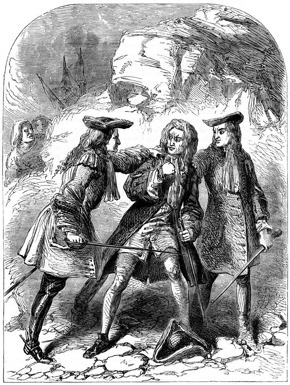Arrestasjon av Sir John Fenwick, 1696 sent på 1800-tallet av Unbekannt