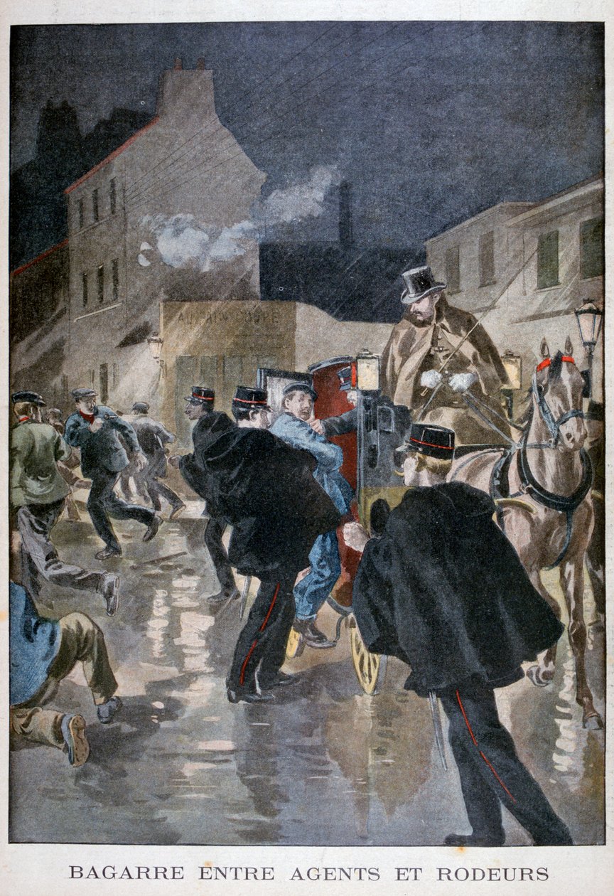Arrestert av politiet, Paris, 1900 av Unbekannt