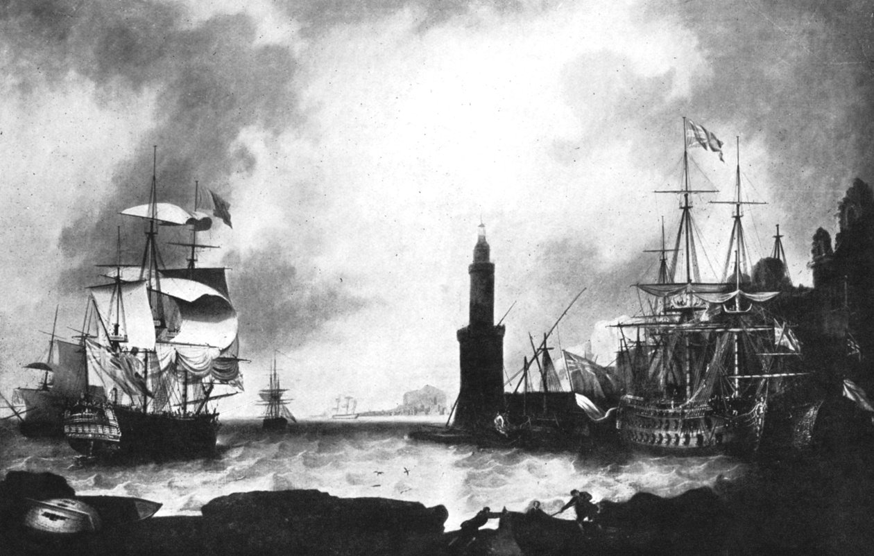 Ankomst av HMS Vanguard av Unbekannt