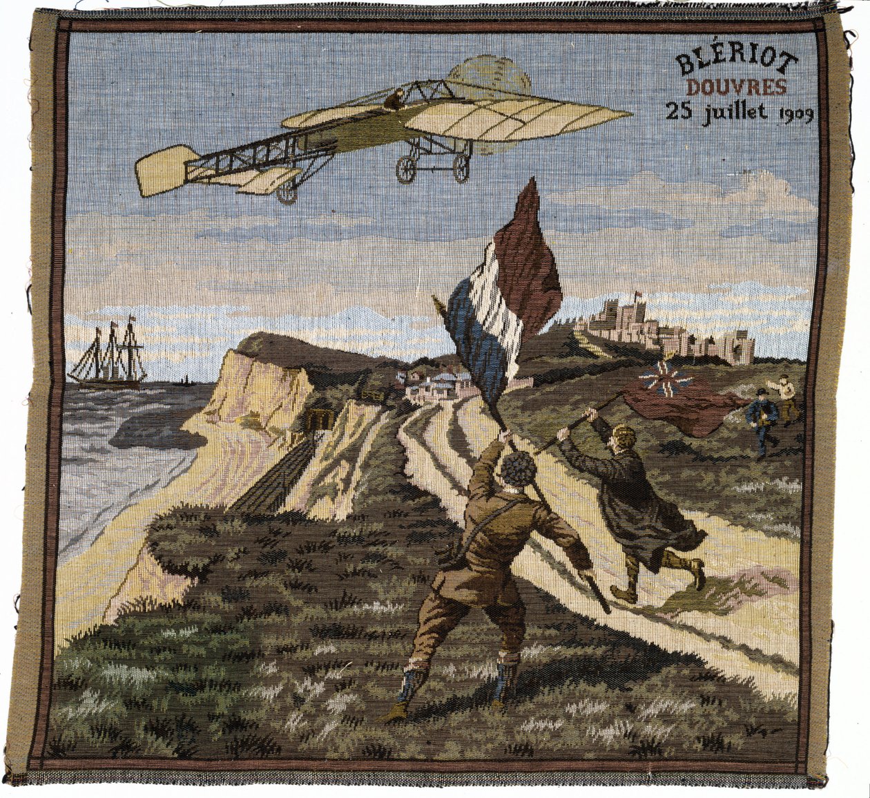 Ankomst av Louis Bleriot til Dover, England, 25. juli 1909 av Unbekannt