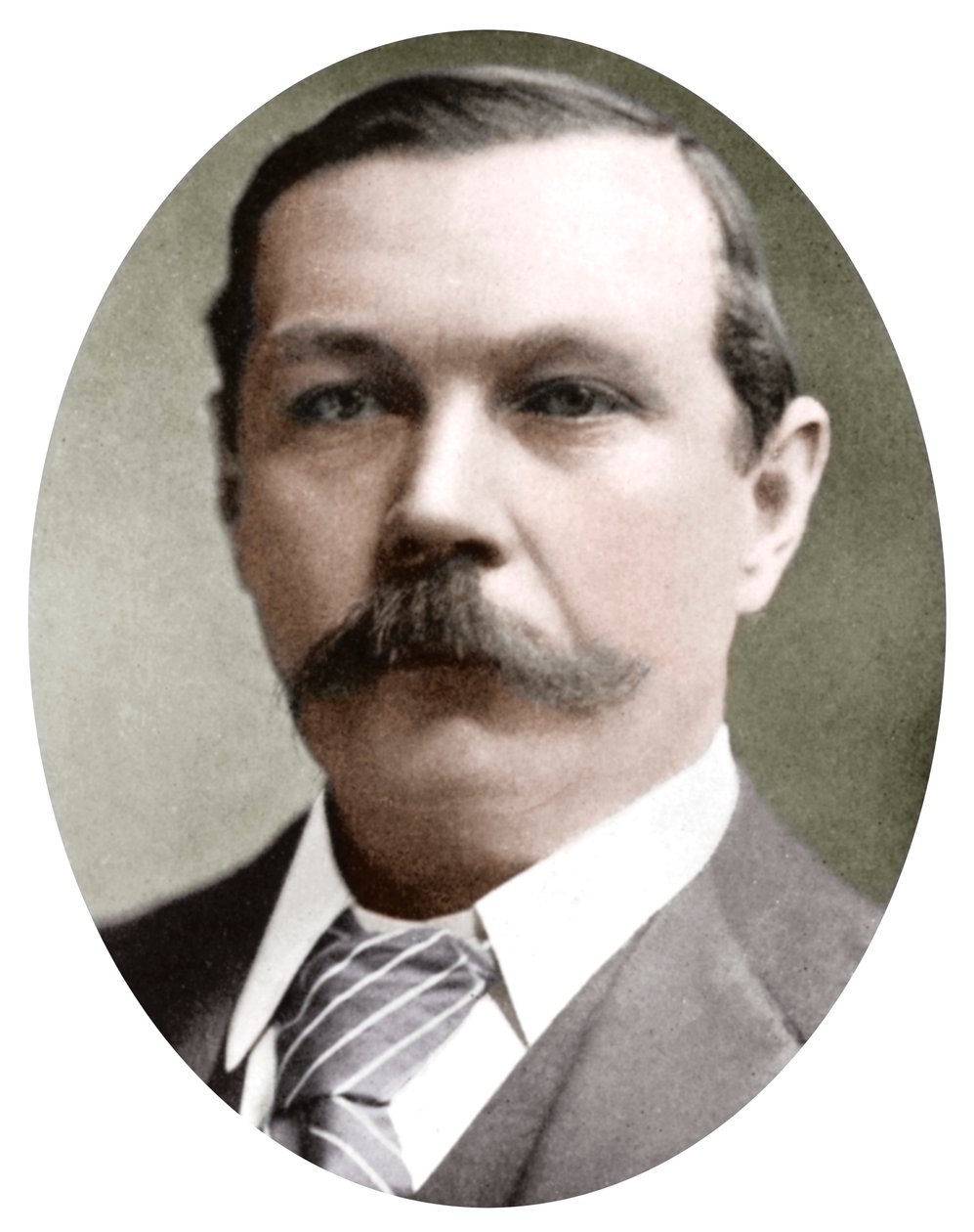 Arthur Conan Doyle , skotsk forfatter, ca 1900 av Unbekannt