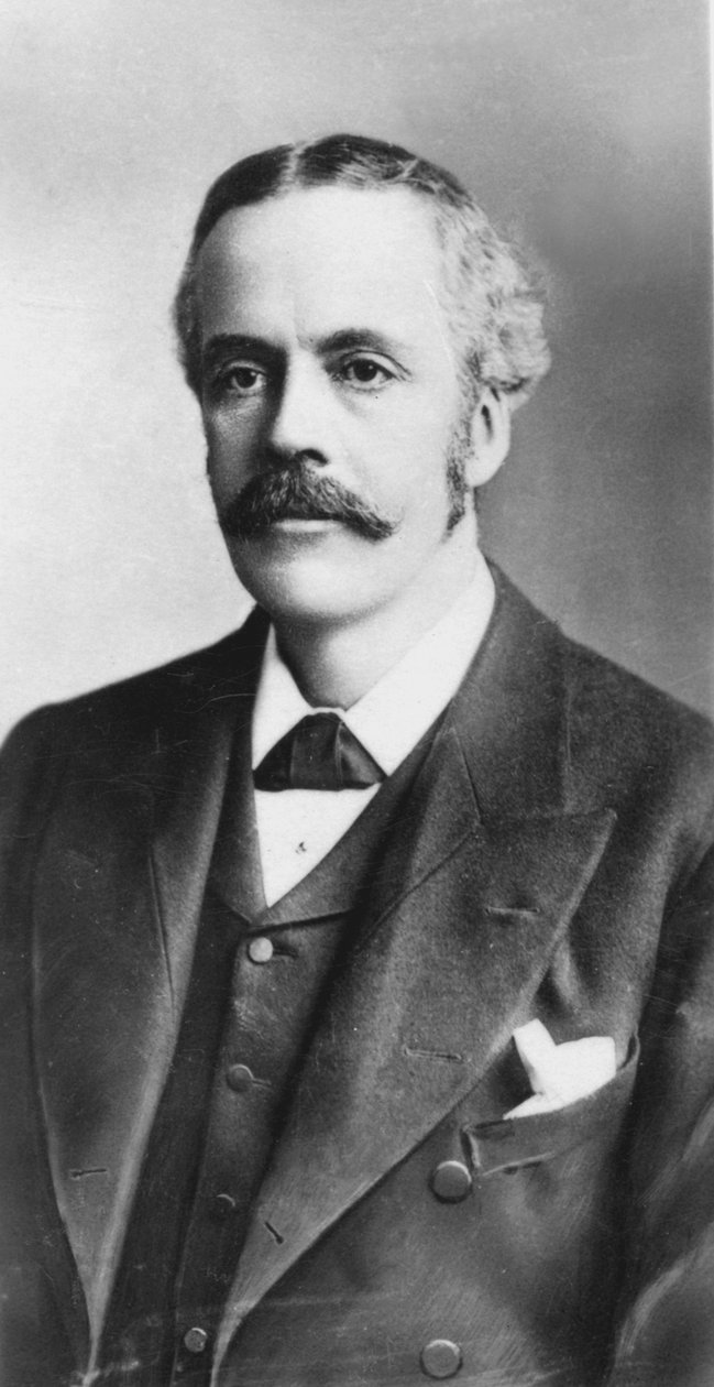 Arthur James Balfour 1848–1930, skotskfødt britisk statsmann og filosof av Unbekannt