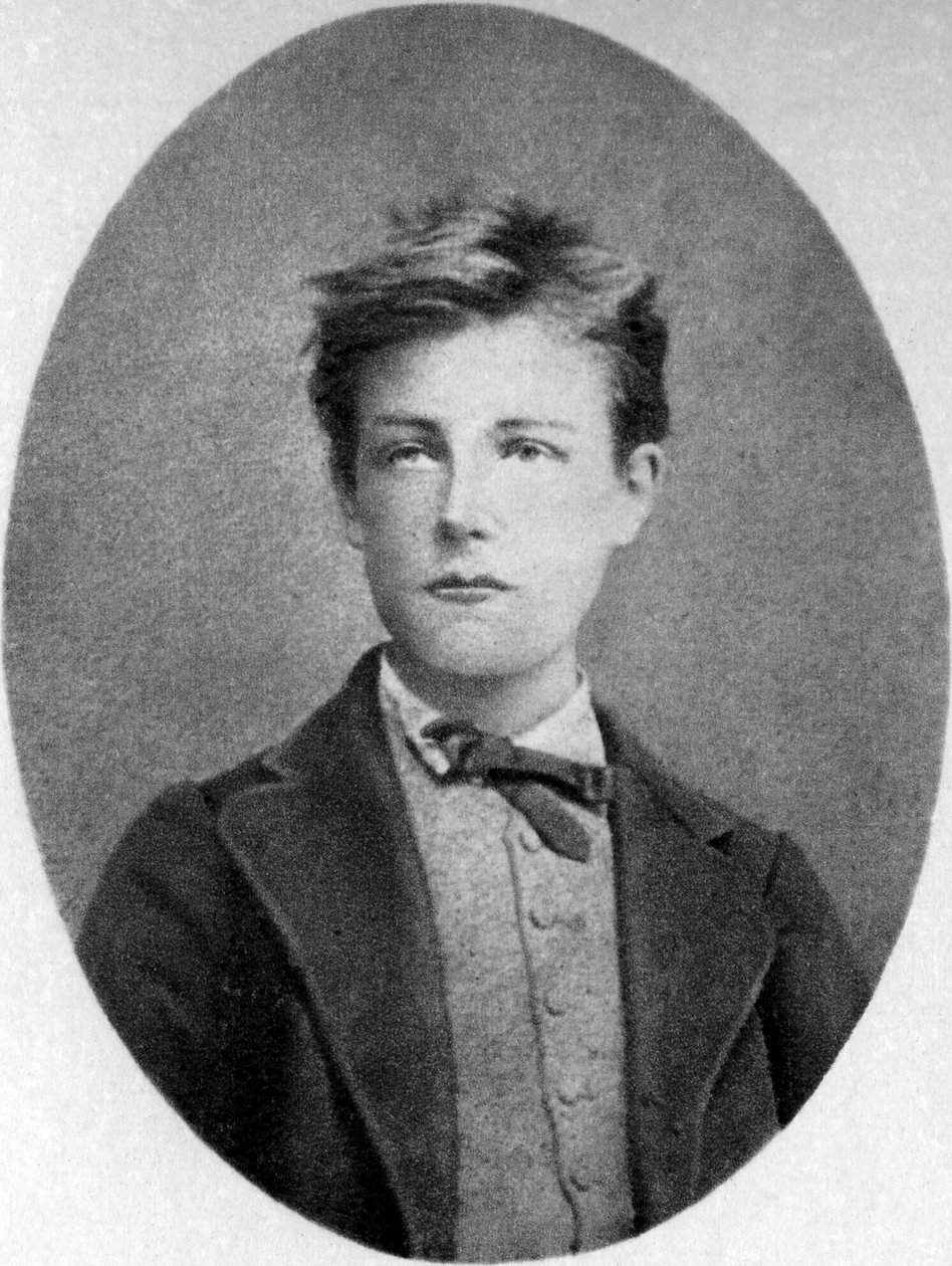 Arthur Rimbaud , fransk poet og eventyrer, 1870 av Unbekannt