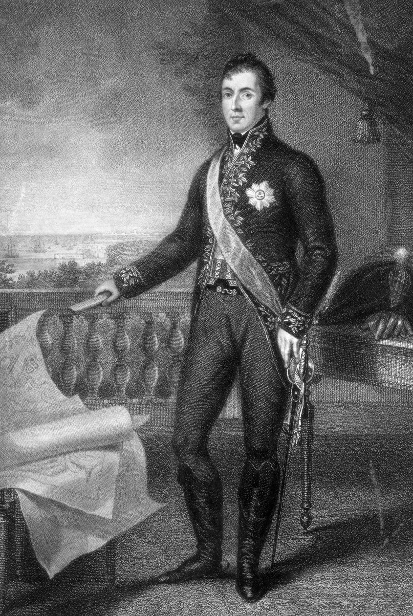 Arthur Wellesley 1769-1852, 1. hertug av Wellington, 1800-tallet av Unbekannt