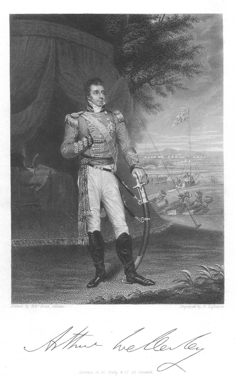 Arthur Wellesley, 1. hertug av Wellington, c1803 av Unbekannt