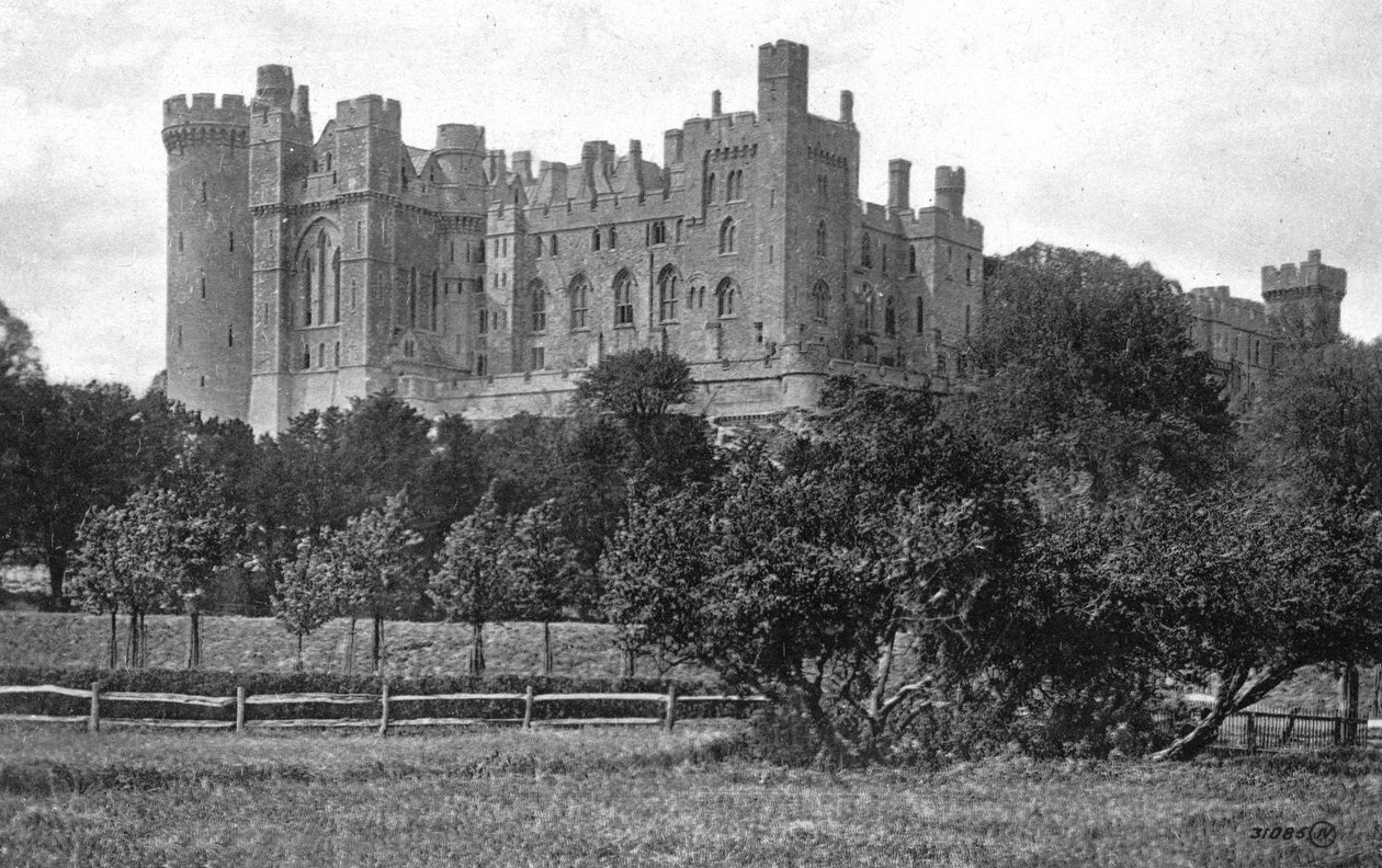 Arundel Castle, Arundel, West Sussex, ca 1900-1920-tallet av Unbekannt
