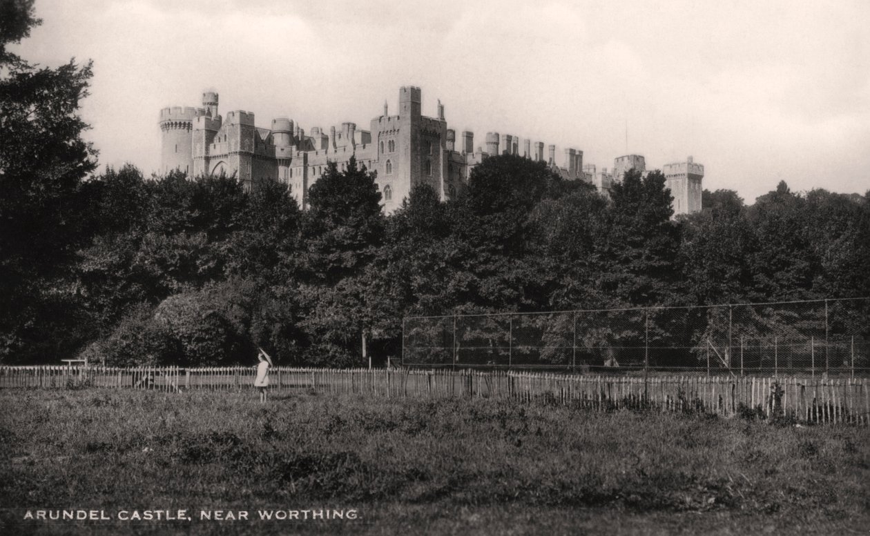 Arundel Castle, West Sussex, tidlig på 1900-tallet av Unbekannt