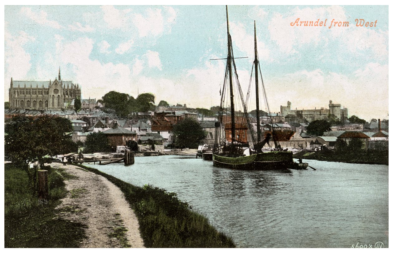 Arundel, Sussex, tidlig på 1900-tallet av Unbekannt