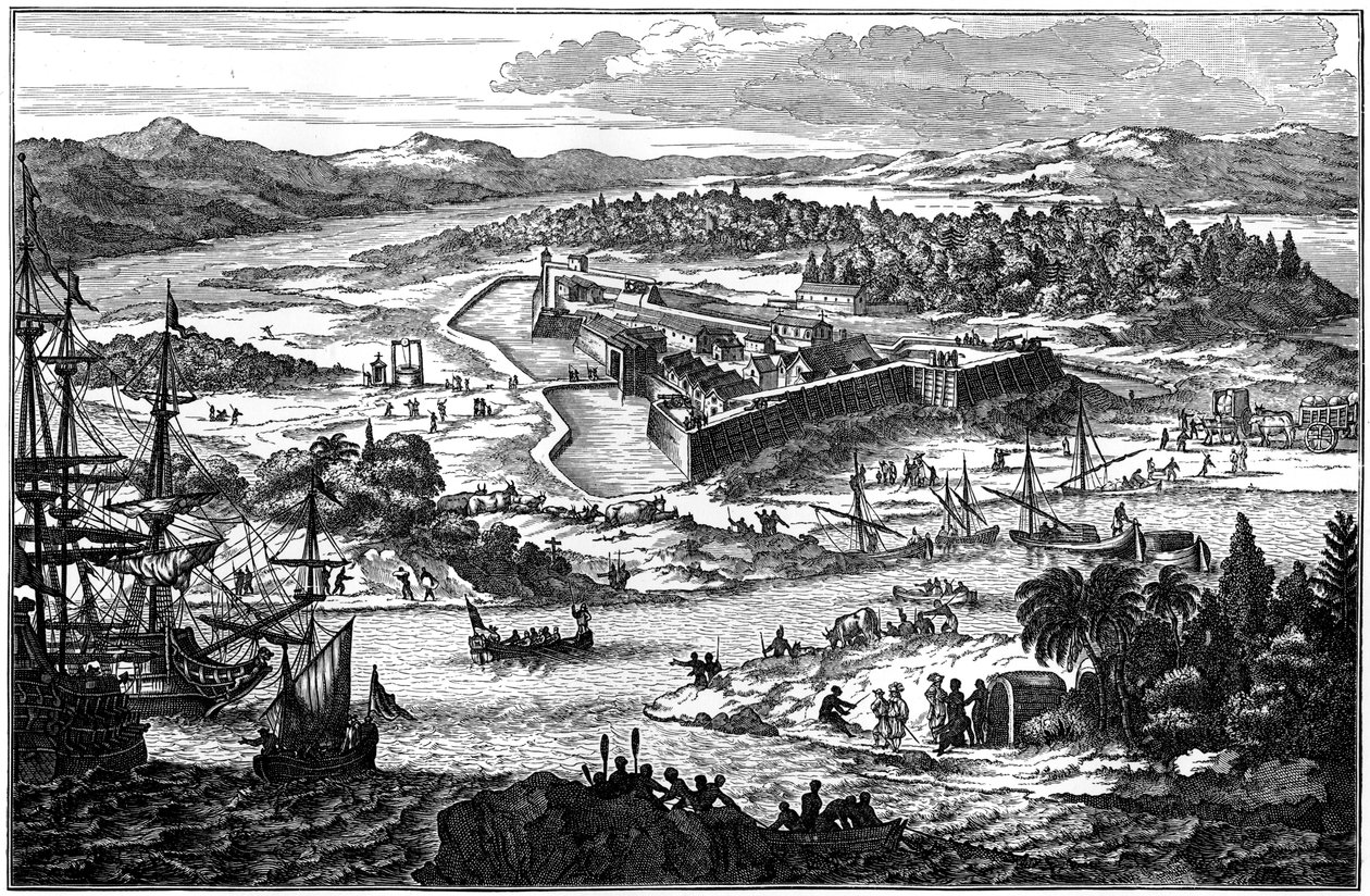 Arx Carolina, den eldgamle befestede bosetningen i Charleston, South Carolina, c1673 1901 av Unbekannt