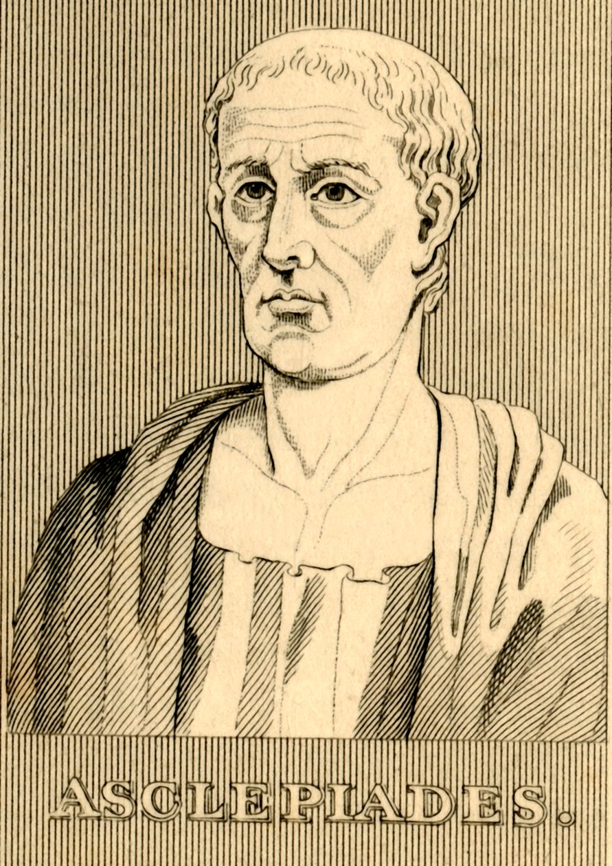 Asklepiades, ca 124-40 f.Kr., 1830. av Unbekannt