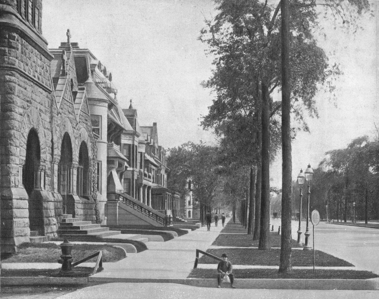 Ashland Avenue, Chicago, Illinois, USA, c1900. av Unbekannt