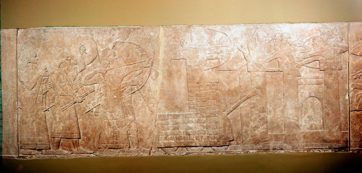 Ashurnasirpal II, konge av Assyria, c9. århundre f.Kr av Unbekannt