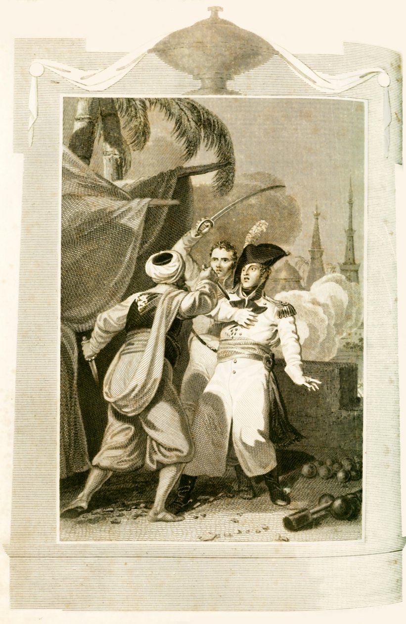 Attentat på general Kleber i Egypt, 1800, 1816. av Unbekannt