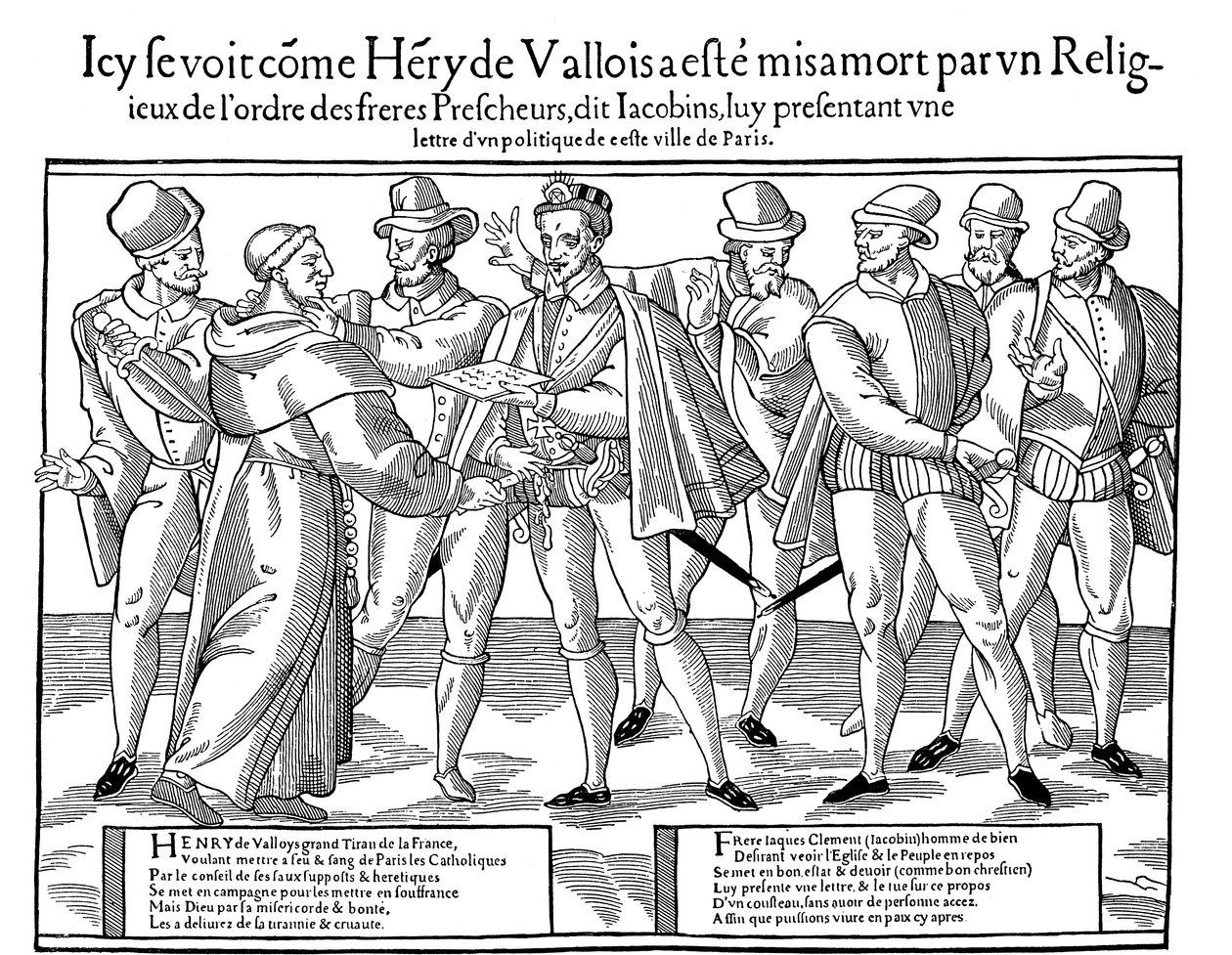 Attentat på Henry III, konge av Frankrike, 1589 1589-1590 av Unbekannt