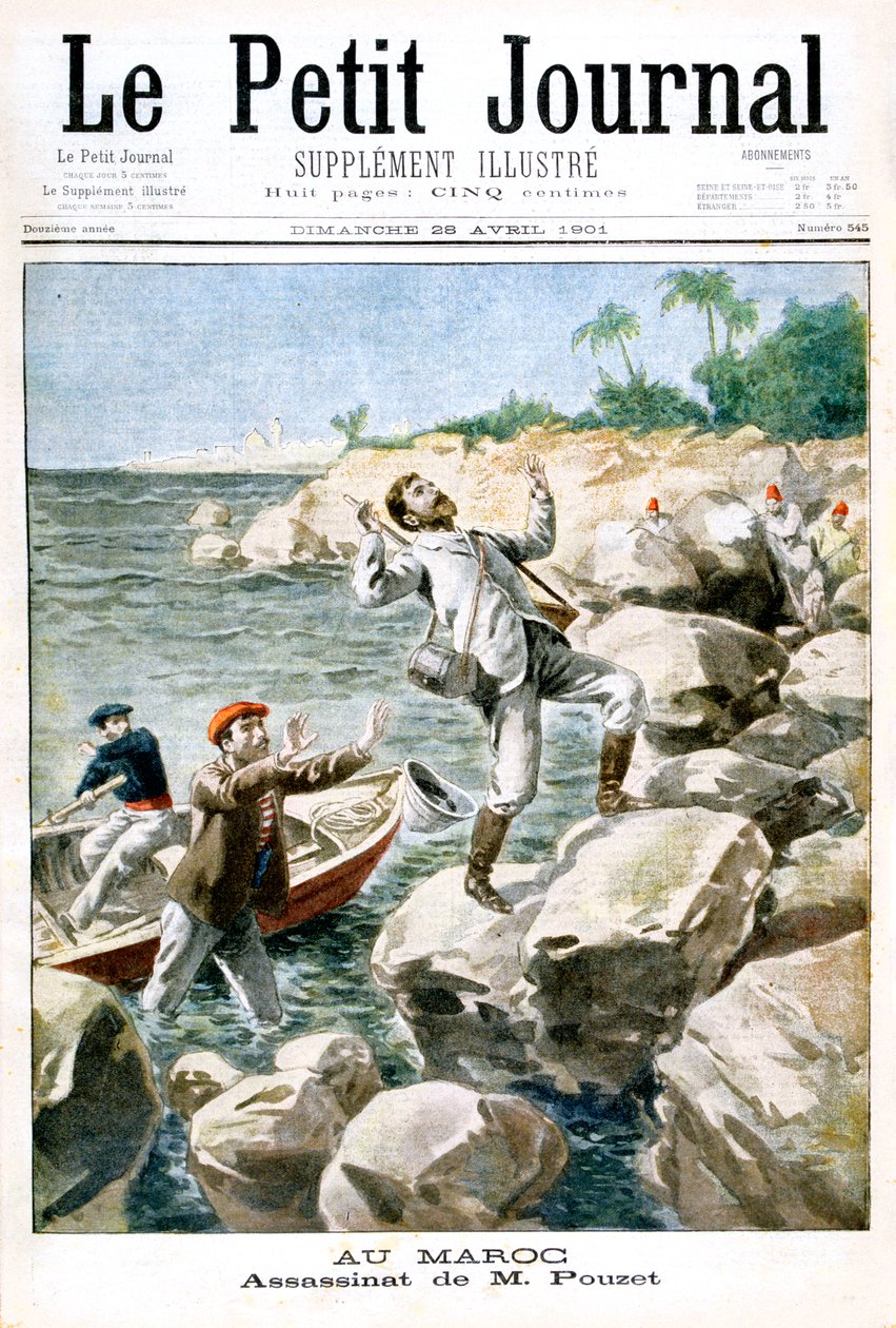 Attentat på M. Pouzet, 1901 av Unbekannt