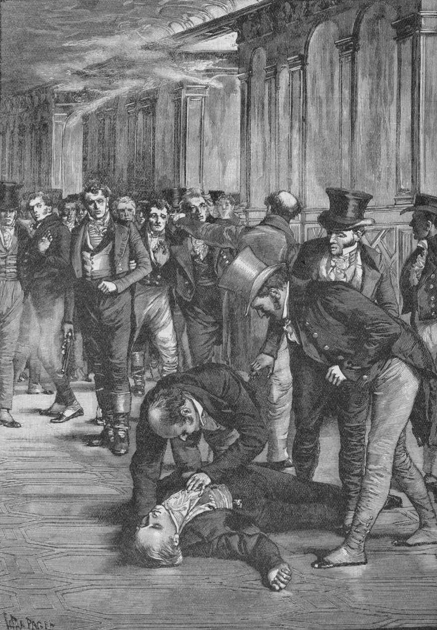 Attentat på Spencer Perceval, 1812 1906 av Unbekannt