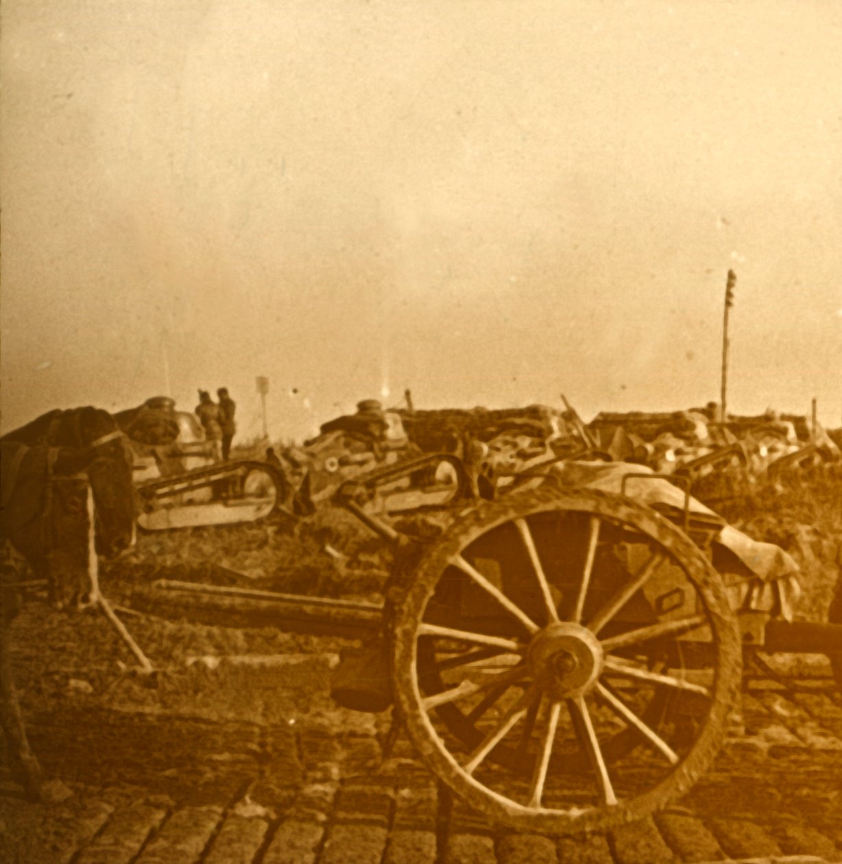 Montering av tanks, c1914-c1918 av Unbekannt