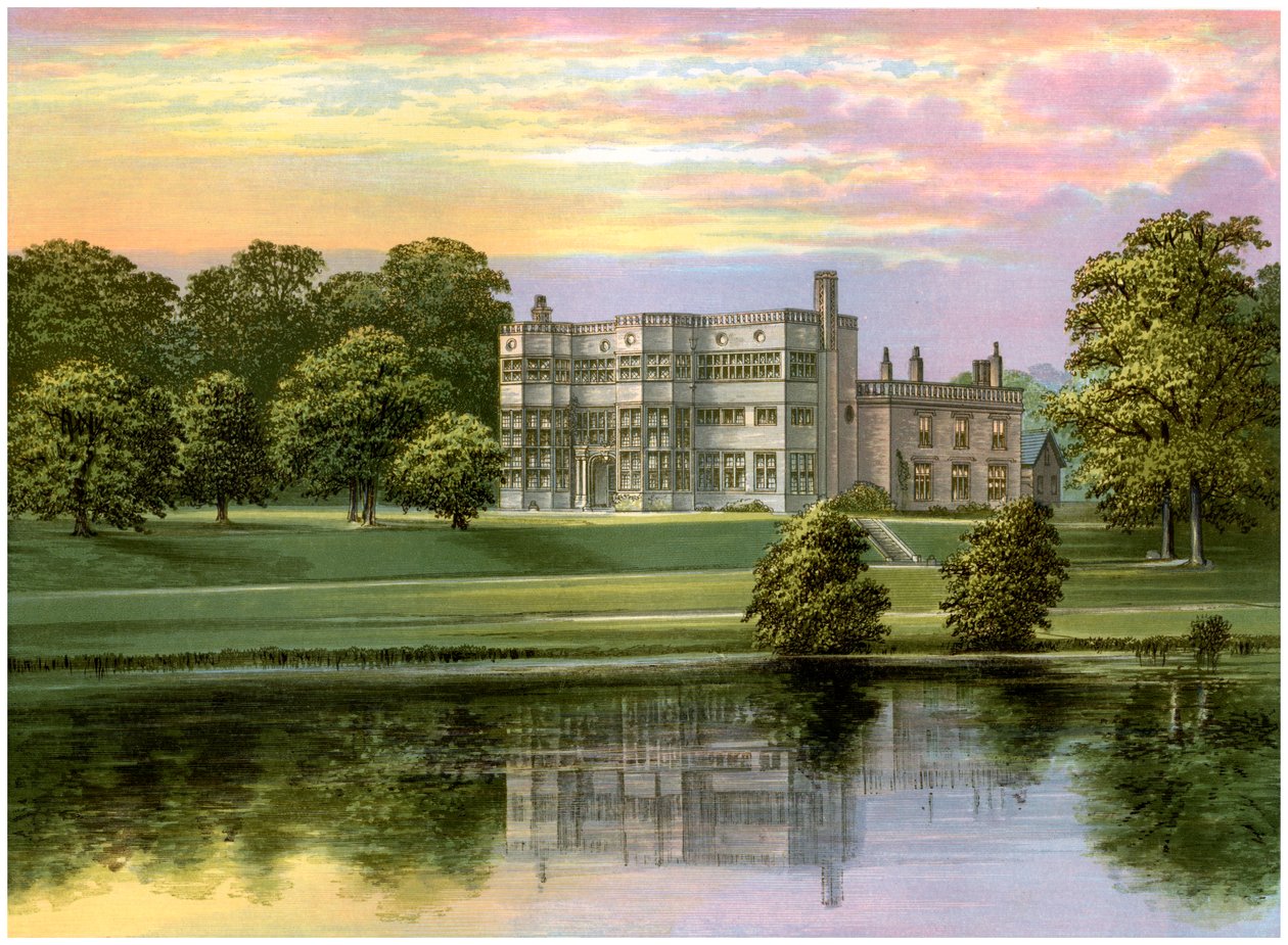 Astley Hall, Lancashire, hjemmet til Baronet de Hoghton, c1880 av Unbekannt