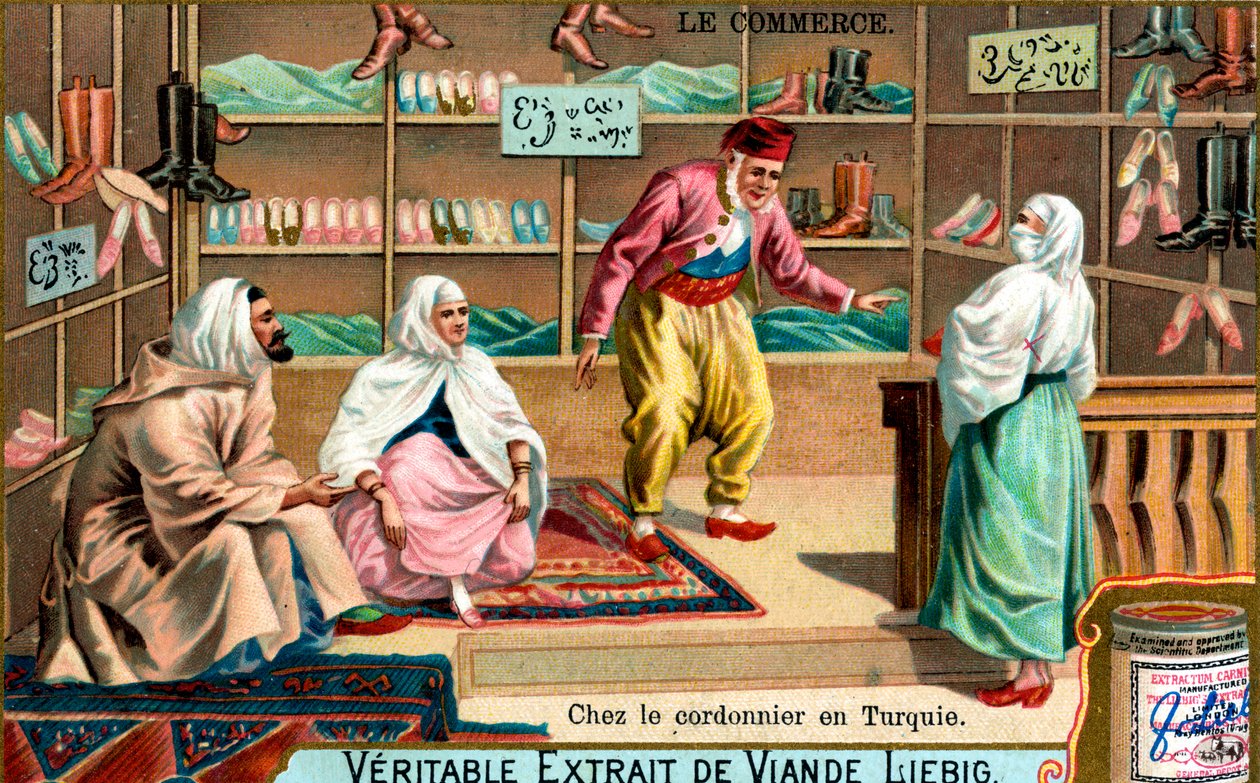 Hos en skomaker i Tyrkia, ca 1900 av Unbekannt